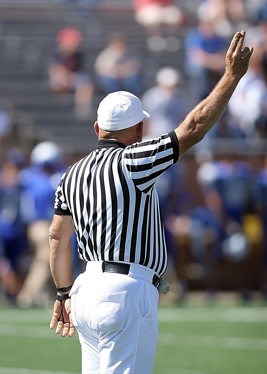 football american football referee free photo