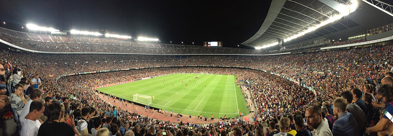 football stadium barcelona free photo