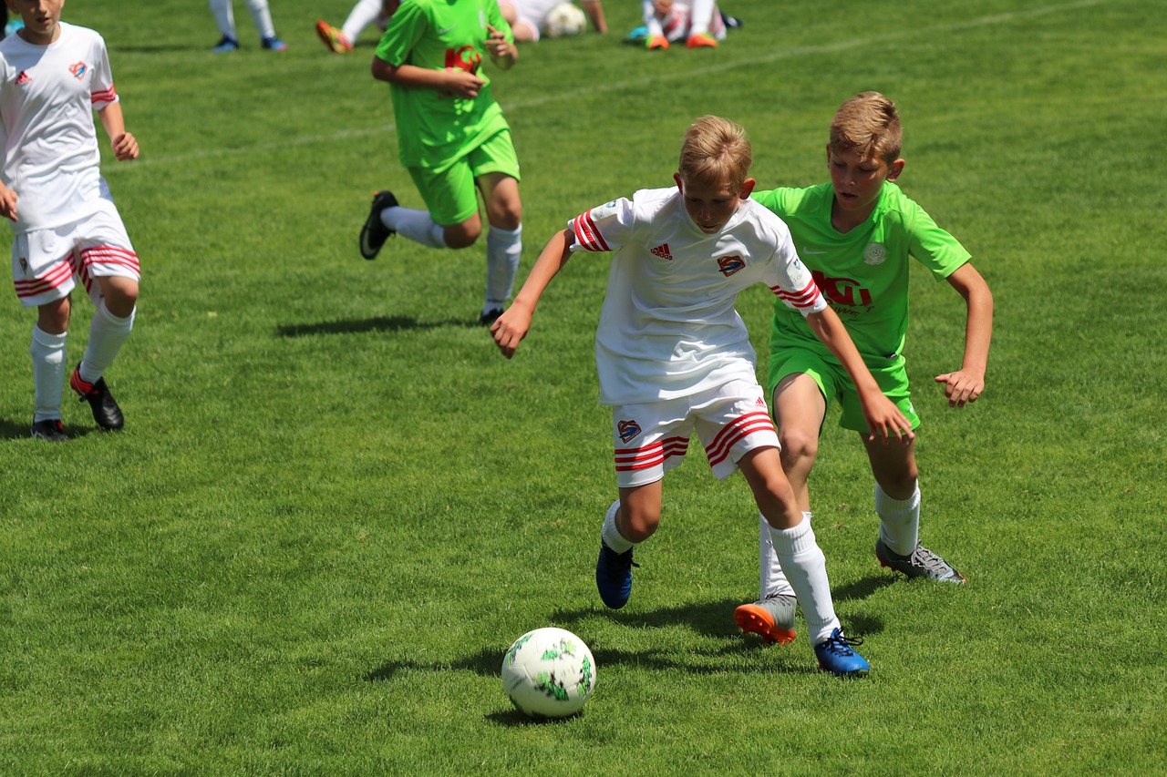 football youth fight for the ball free photo