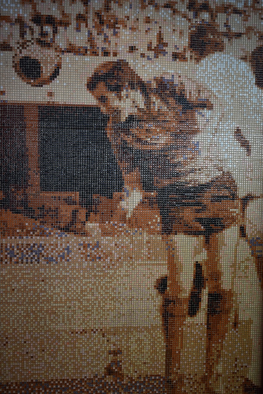 football art mosaic free photo