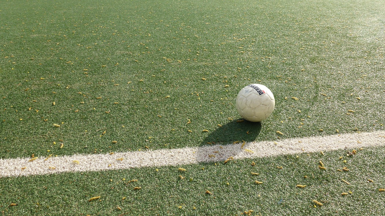 football ball playing field free photo