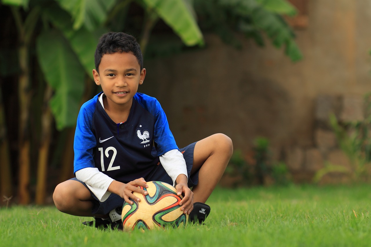 football  kid  boy free photo