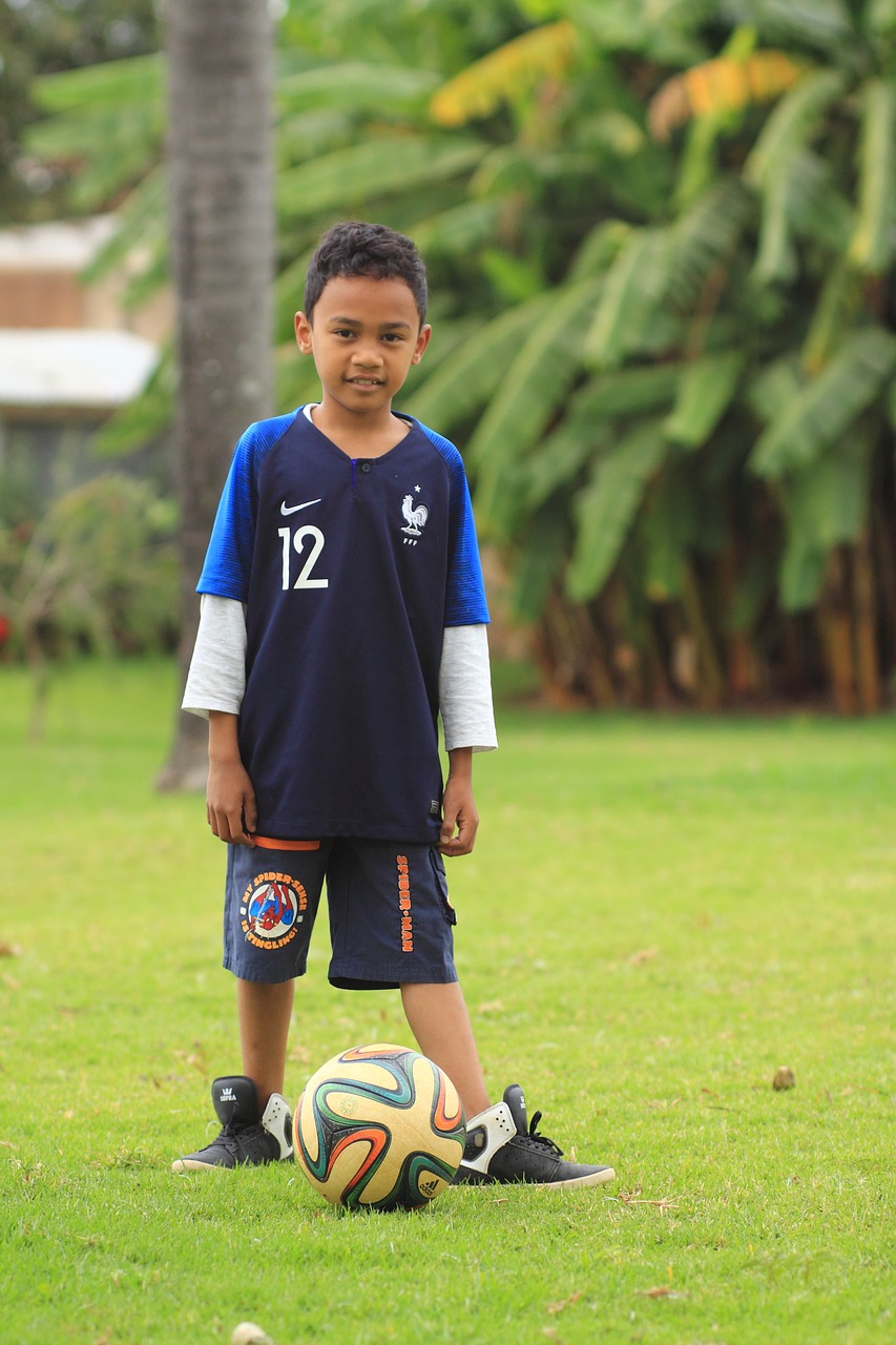 football  kid  boy free photo