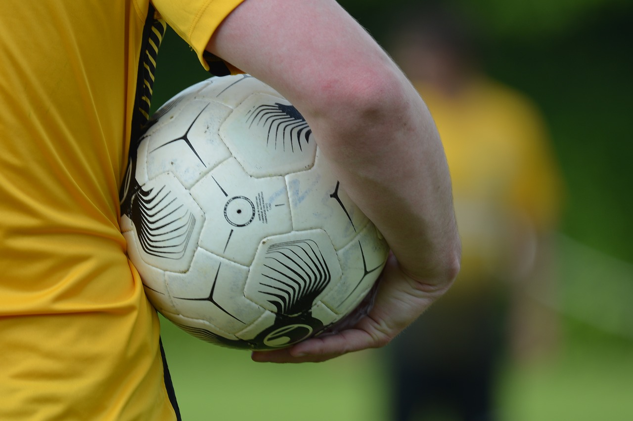 football  ball  yellow free photo