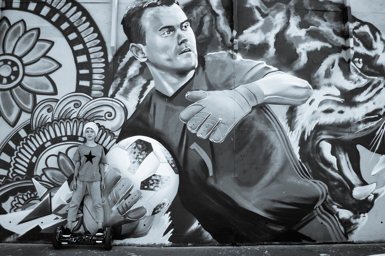 football  street art  graffiti free photo