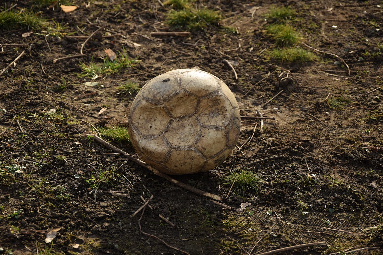 football  old  ball free photo