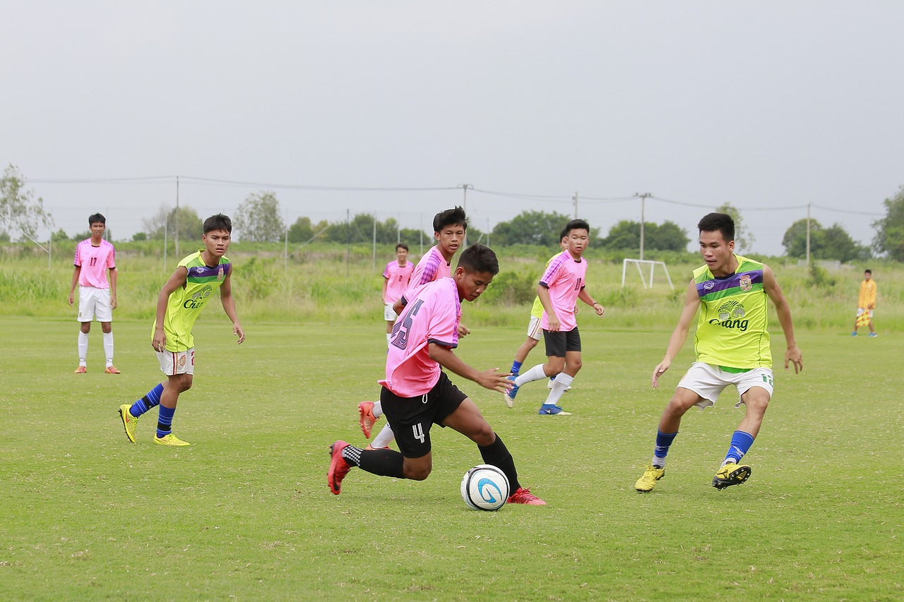 football field  summer  training free photo