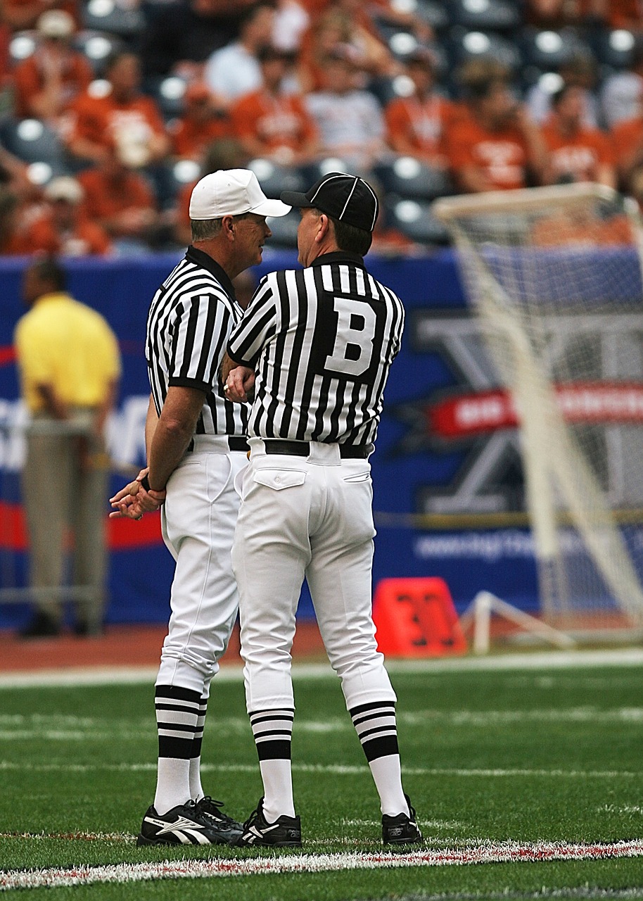football officials referees american football free photo
