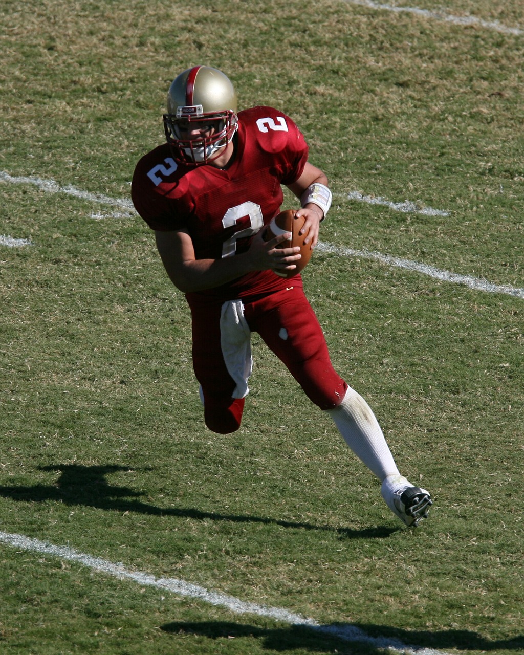 football player quarterback college football free photo