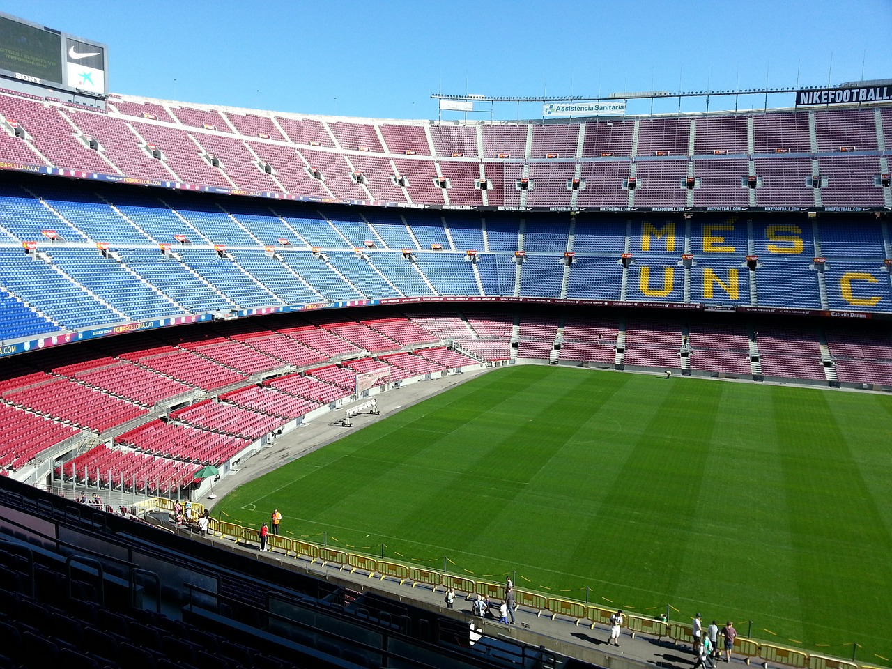 football stadium barcelona camp nou free photo