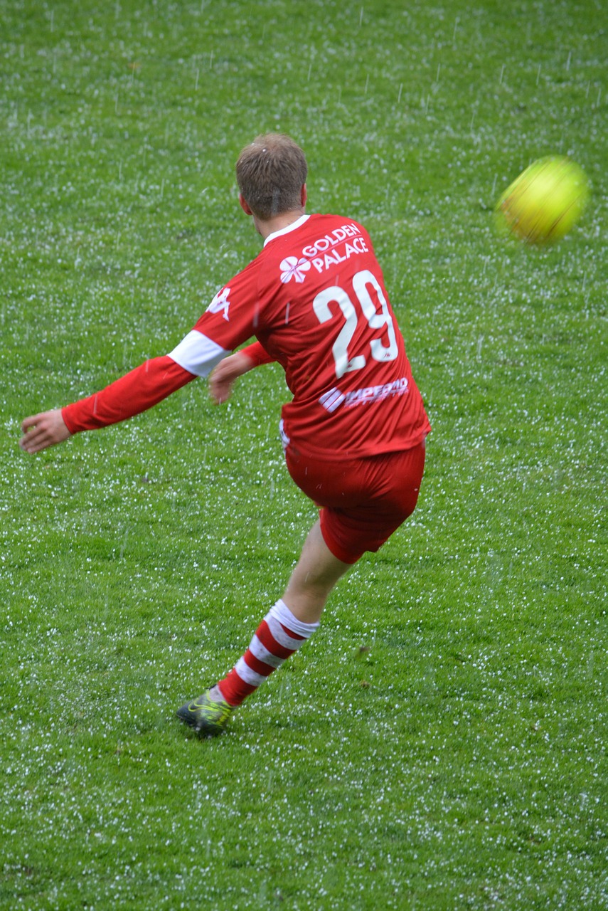 footballer action ball free photo