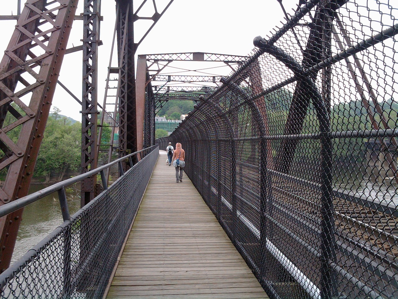 footbridge bridge harper's free photo