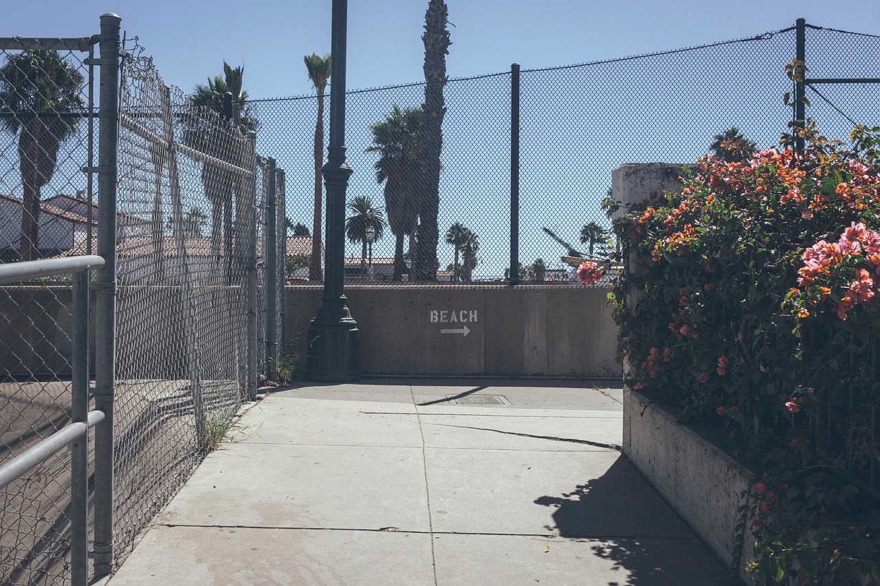 footpath beach urban free photo