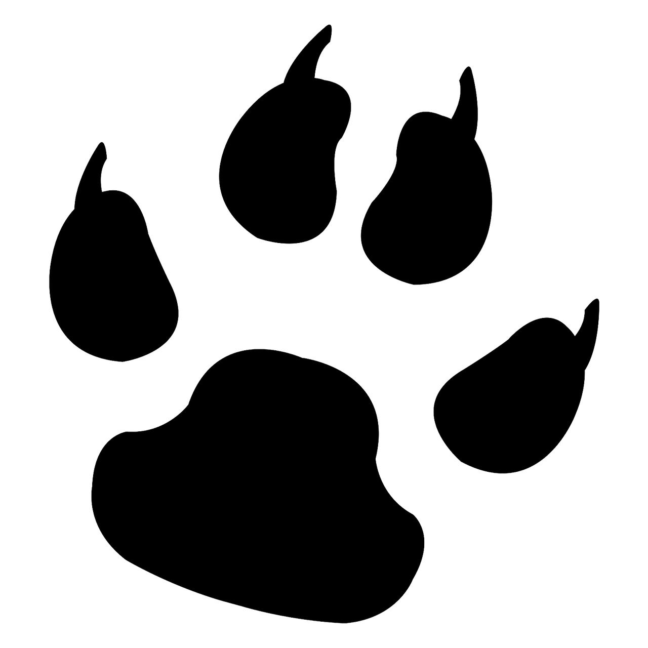 footprint animal dog free photo