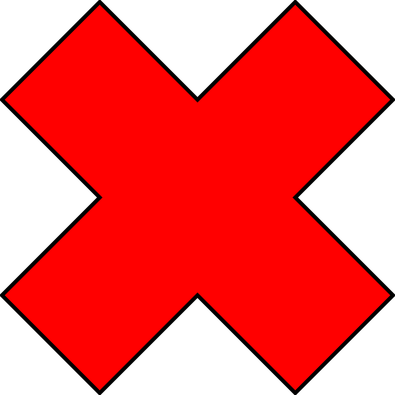 forbidden red cross free photo