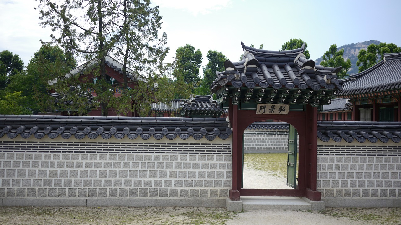 forbidden city gyeongbok palace palaces free photo