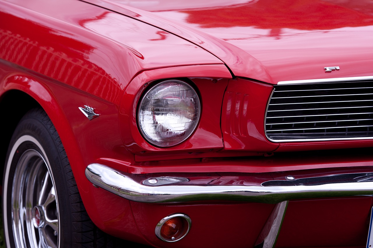 ford mustang red free photo