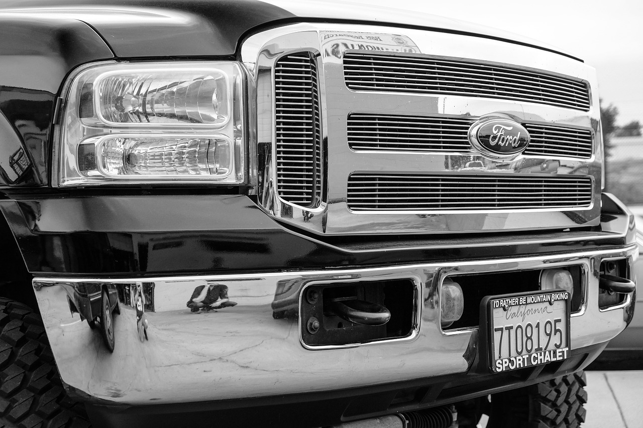 ford truck grill free photo