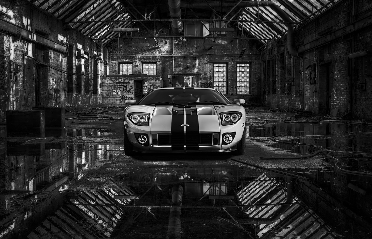 ford  warehouse  car free photo