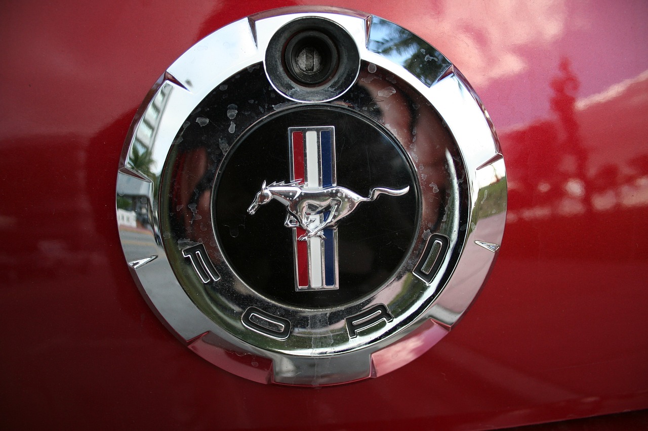 ford mustang ford logo car free photo