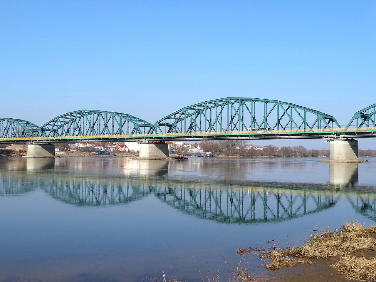fordonski bridge bydgoszczy crossing free photo