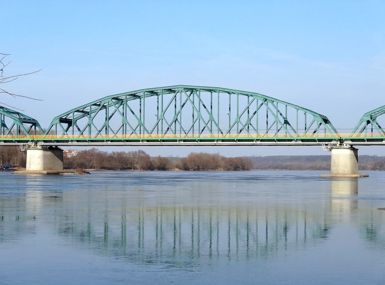 fordonski bridge bydgoszczy crossing free photo