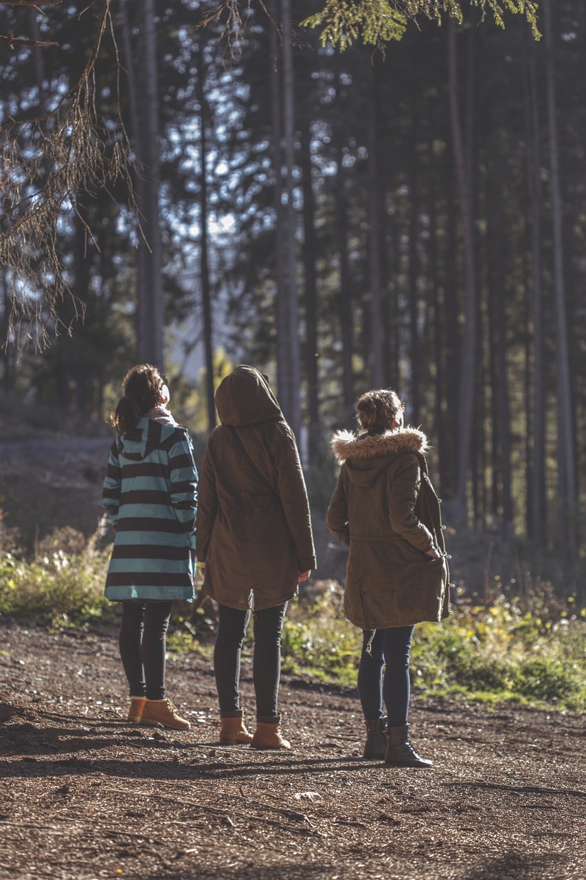 forest trip women free photo