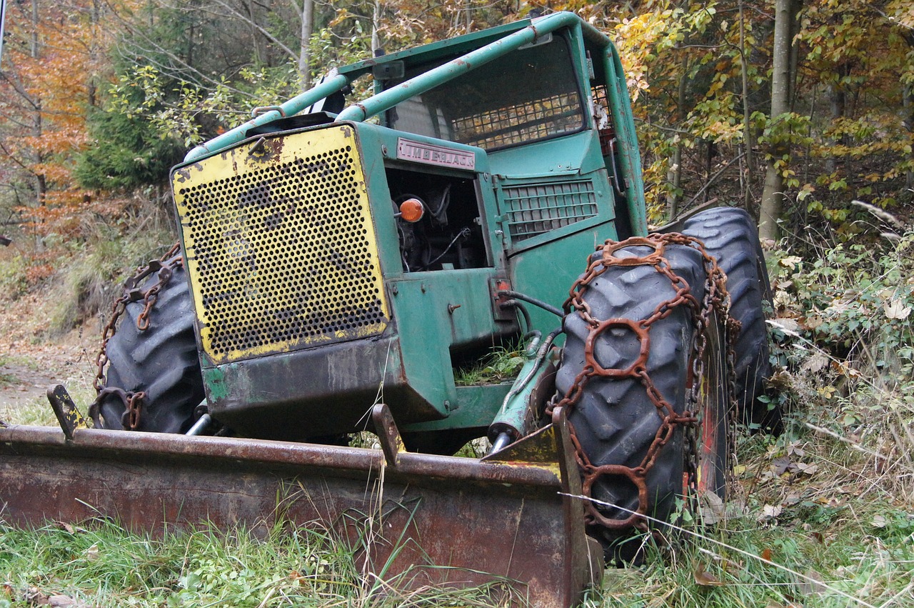 forest machine technology free photo