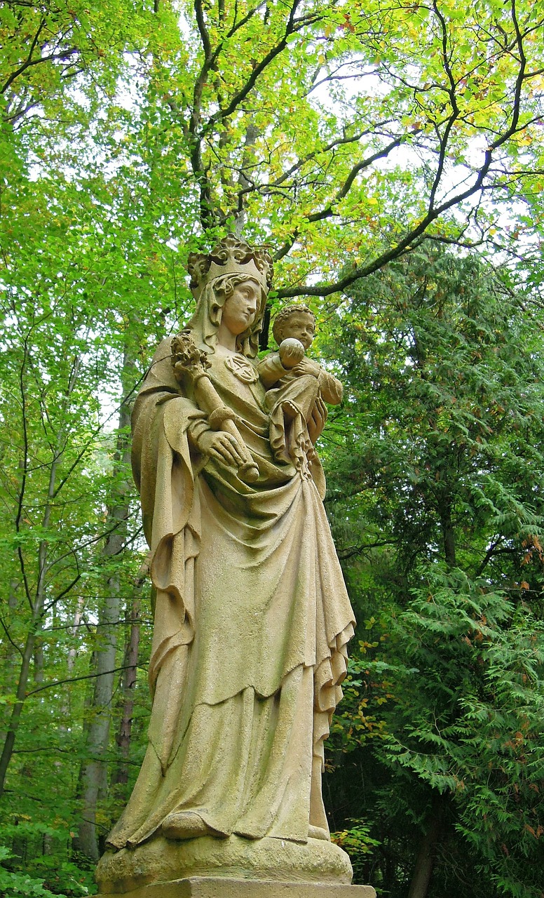 forest statue nature free photo