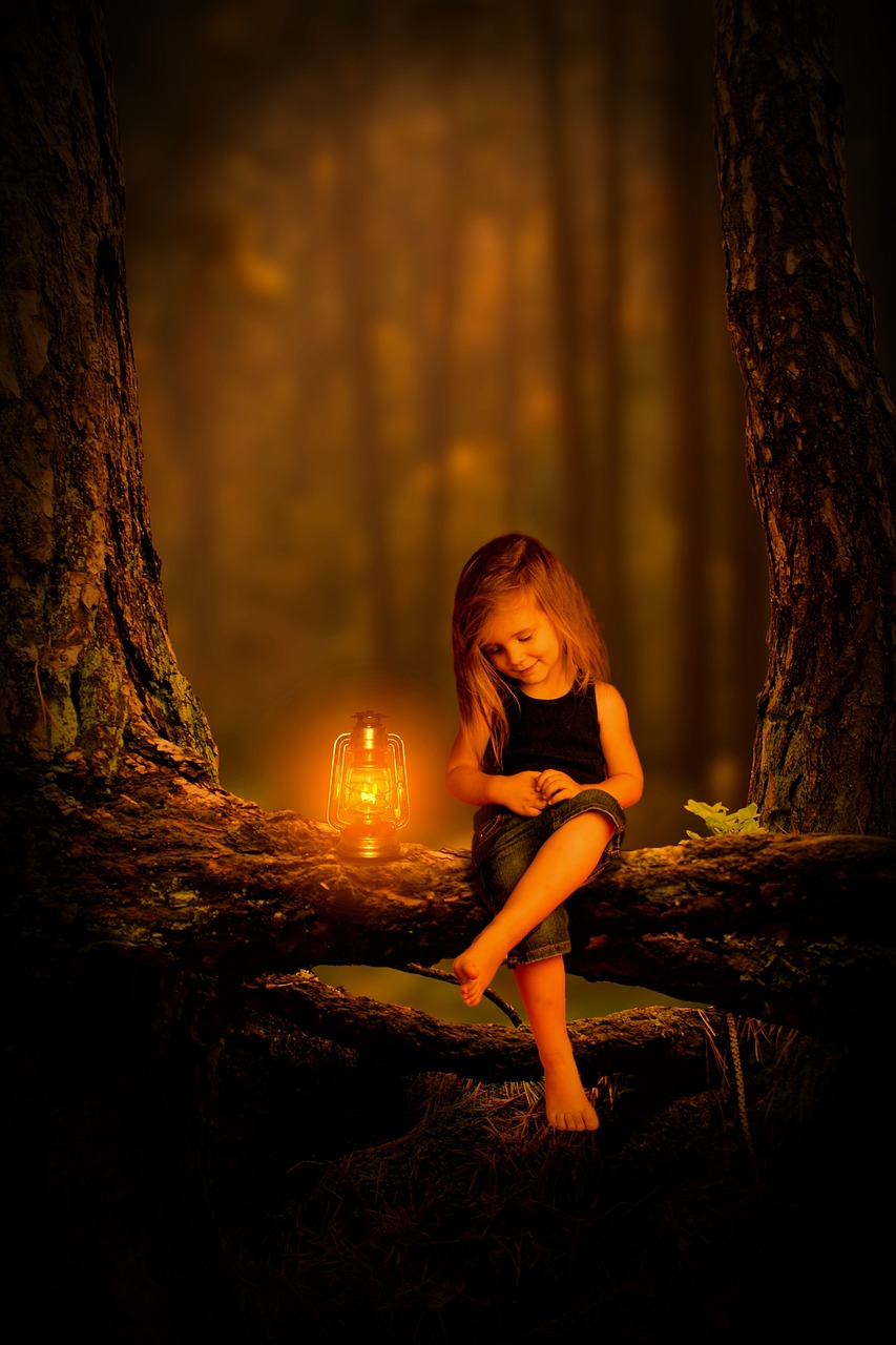 forest  girl  child free photo