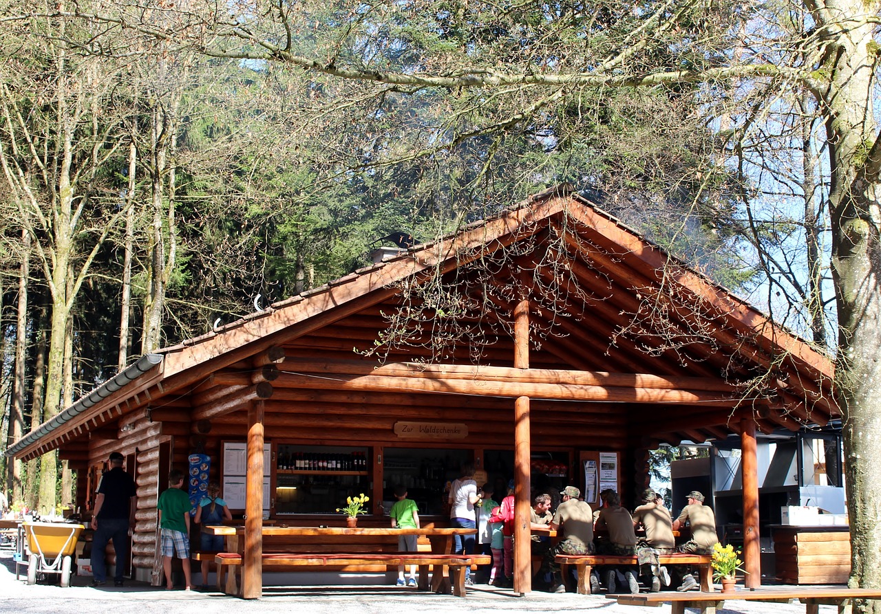 forest forest tavern restaurant free photo
