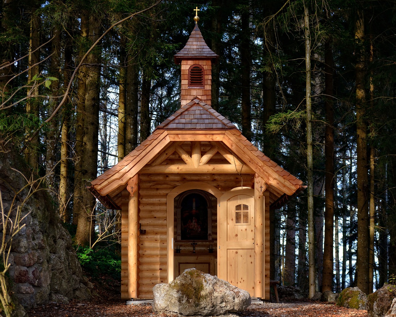 forest chapel chapel believe free photo