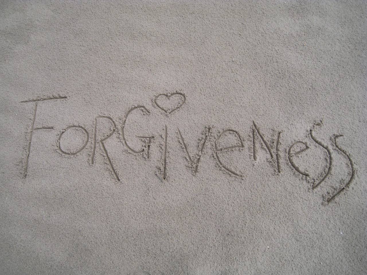 forgiveness sand summer free photo