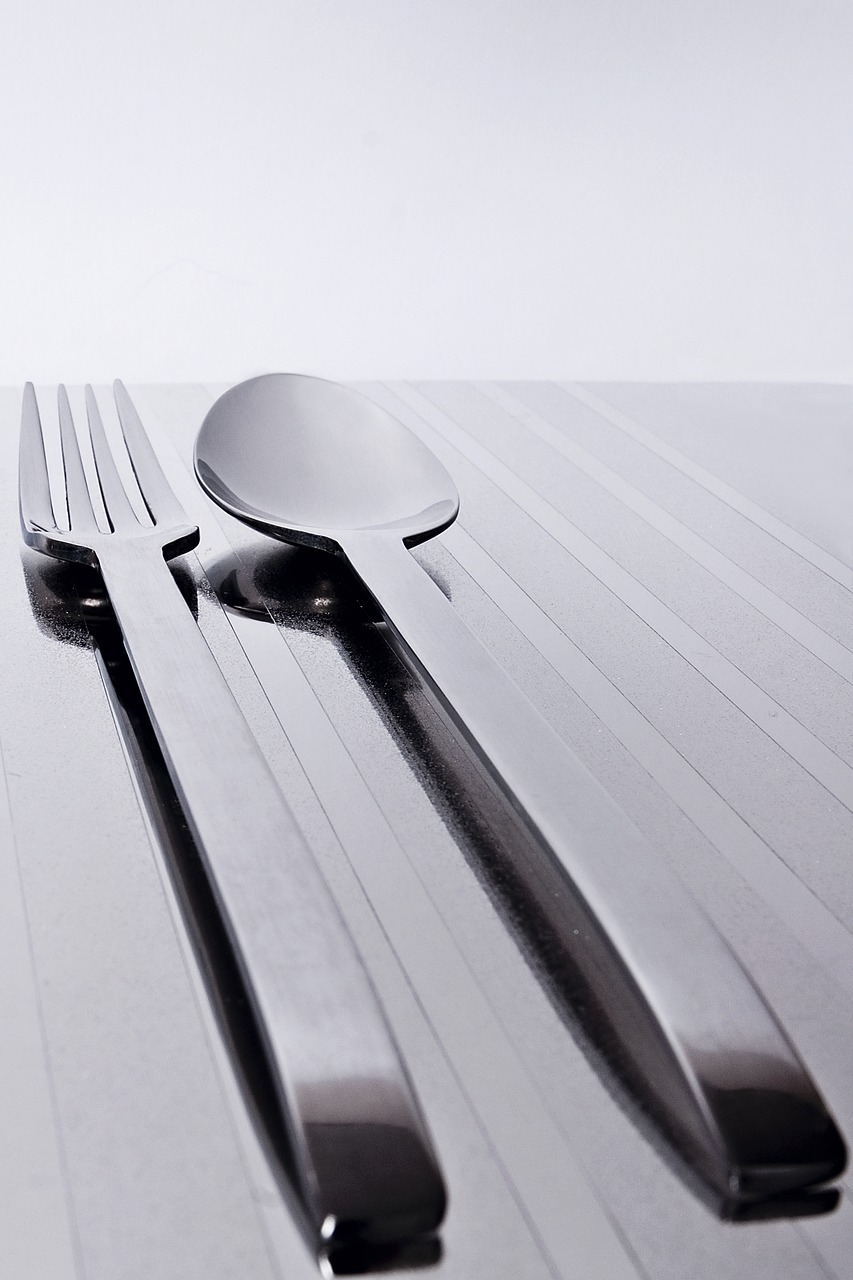 fork spoon steel free photo
