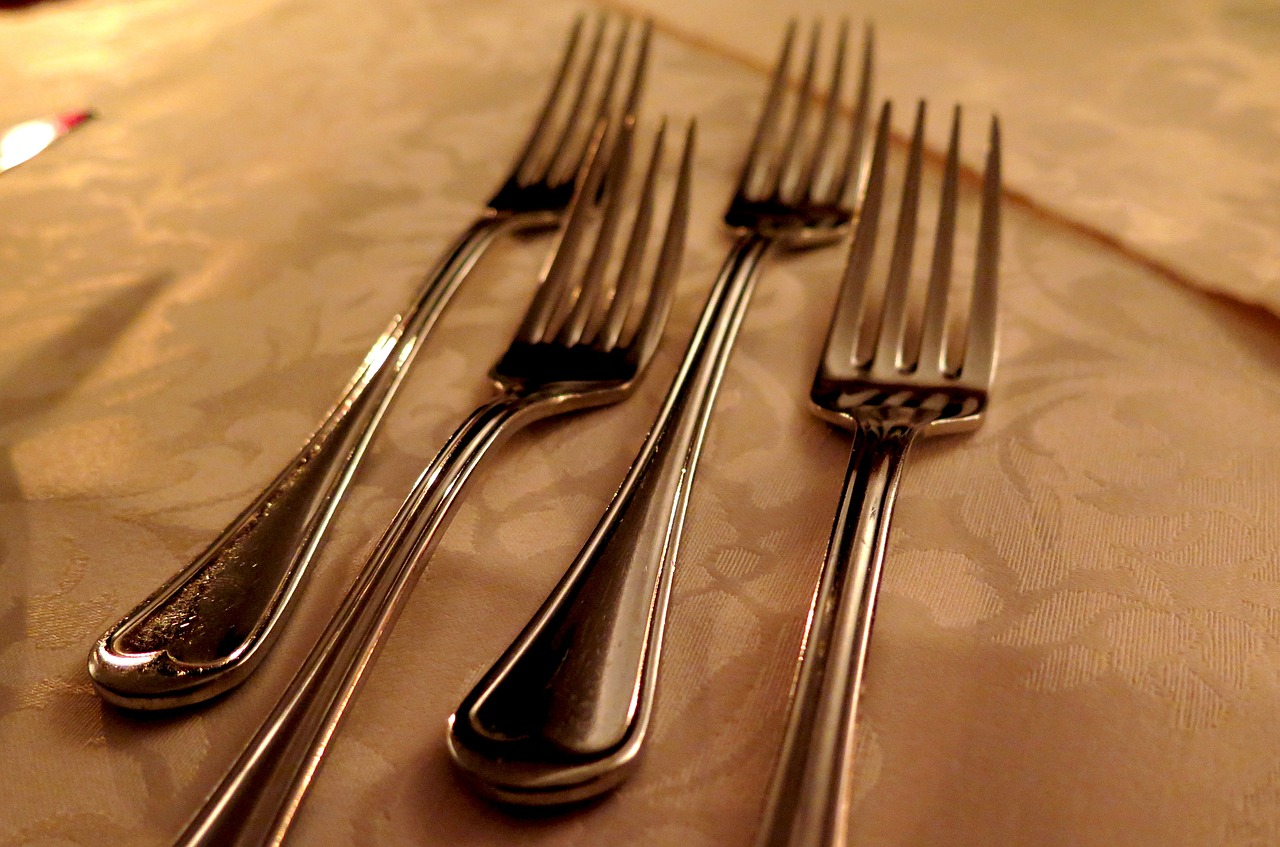 forks cutlery kitchen cutlery free photo