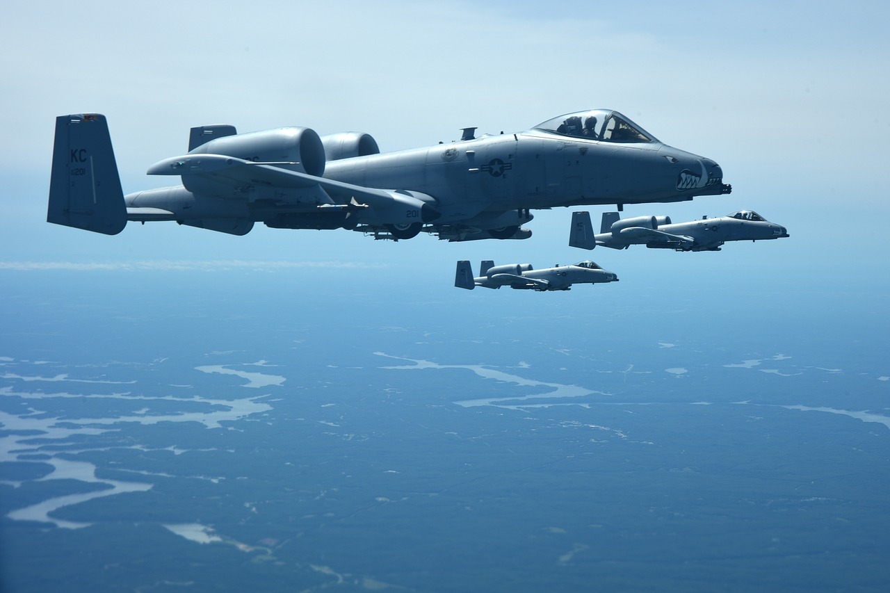 formation flight fini-flight a-10 free photo