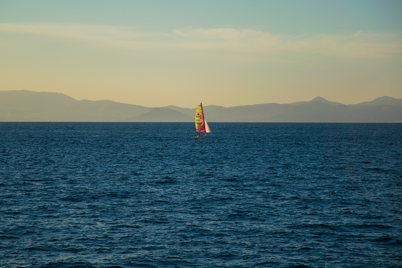 formentera sea sailing boat free photo