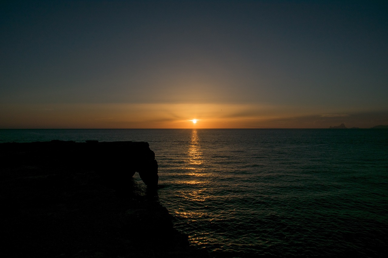 formentera sea sunset free photo