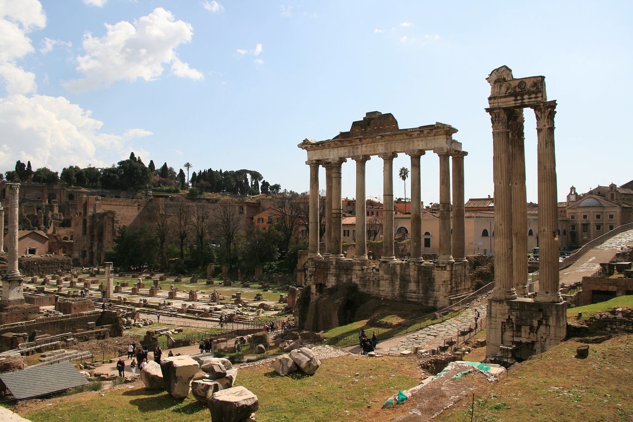 foro romano  rome  italy free photo