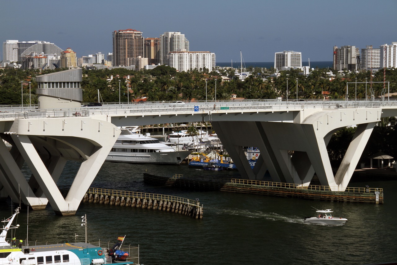 fort lauderdale  bridge  florida free photo