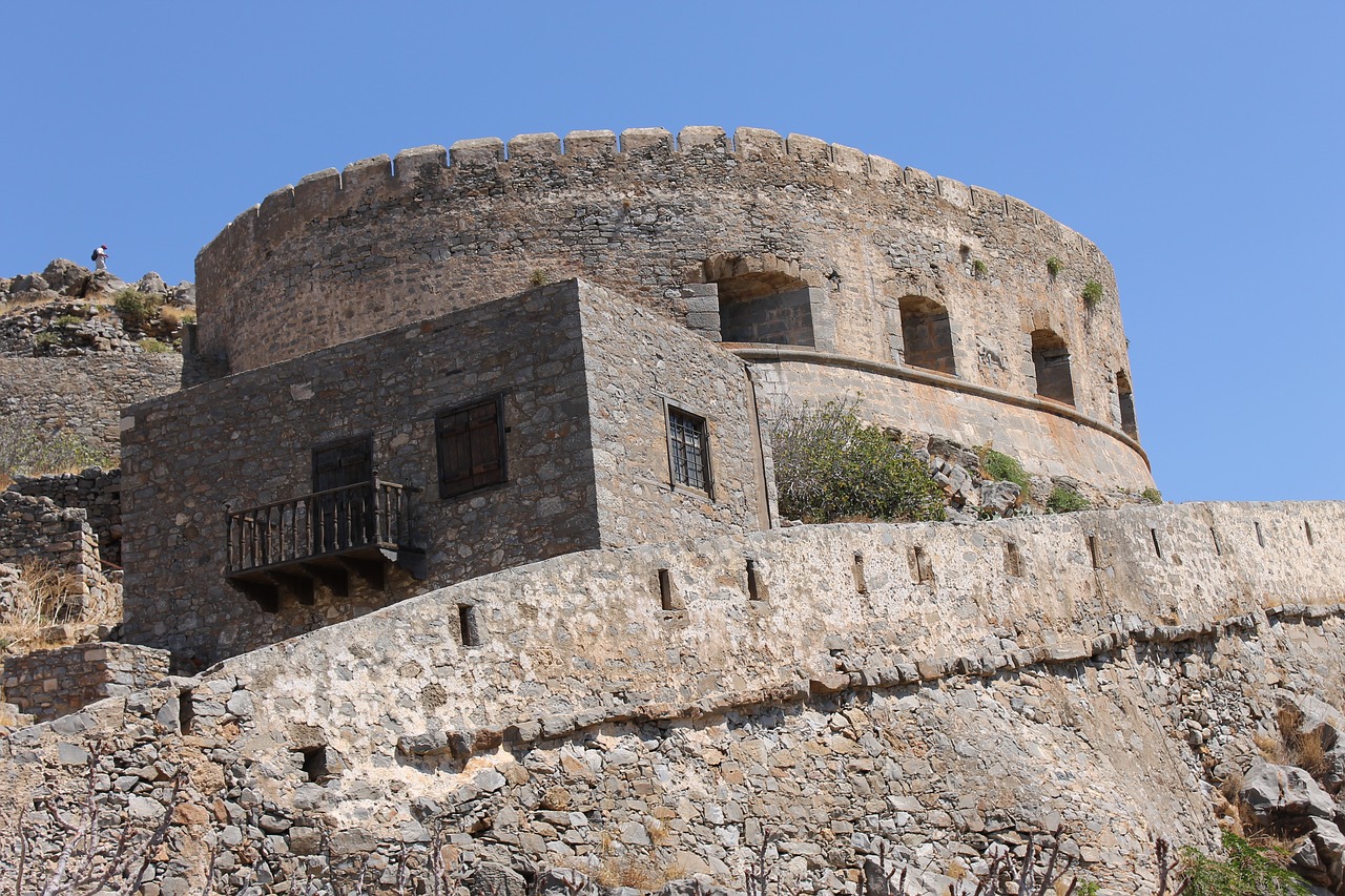 fortress  greece  architecture free photo
