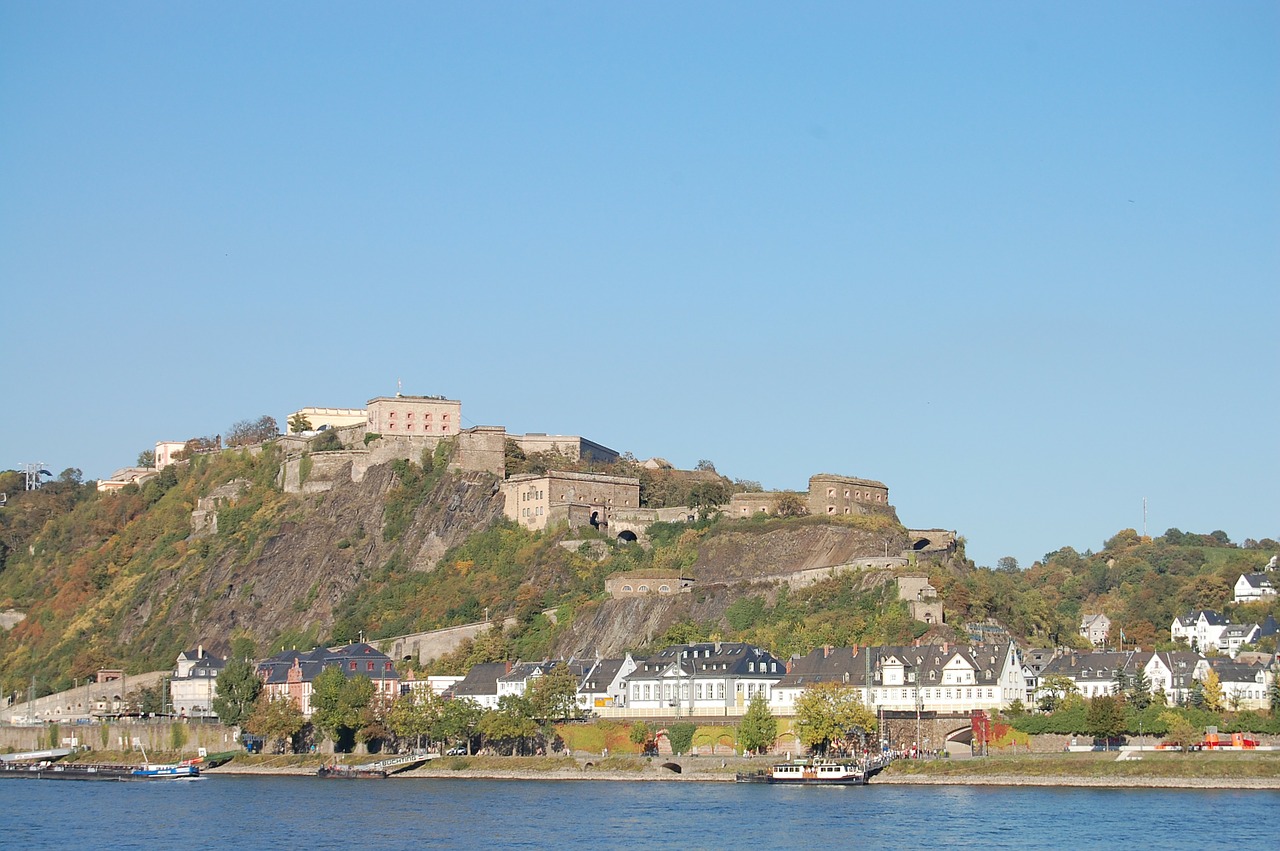 fortress ehrenbreitstein fortress view free photo