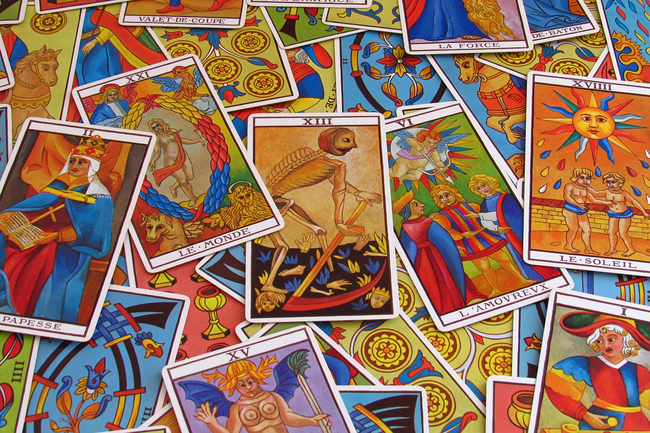 fortune telling tarot letters free photo