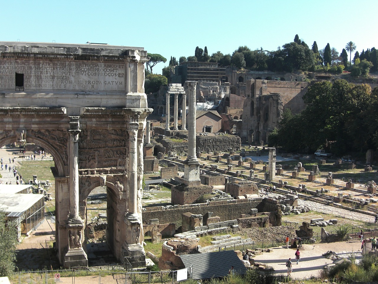 forum rome italy free photo