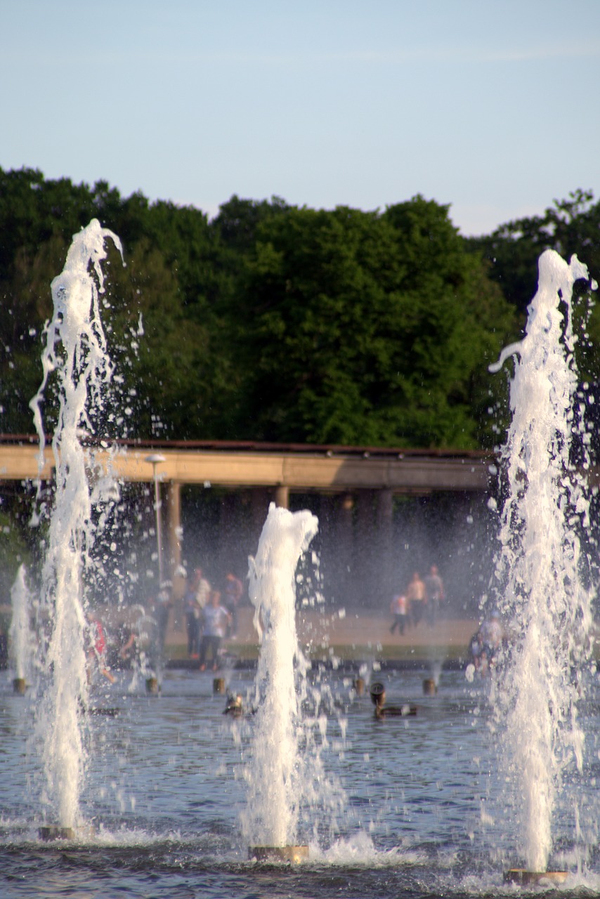 fountain stream of water water free photo