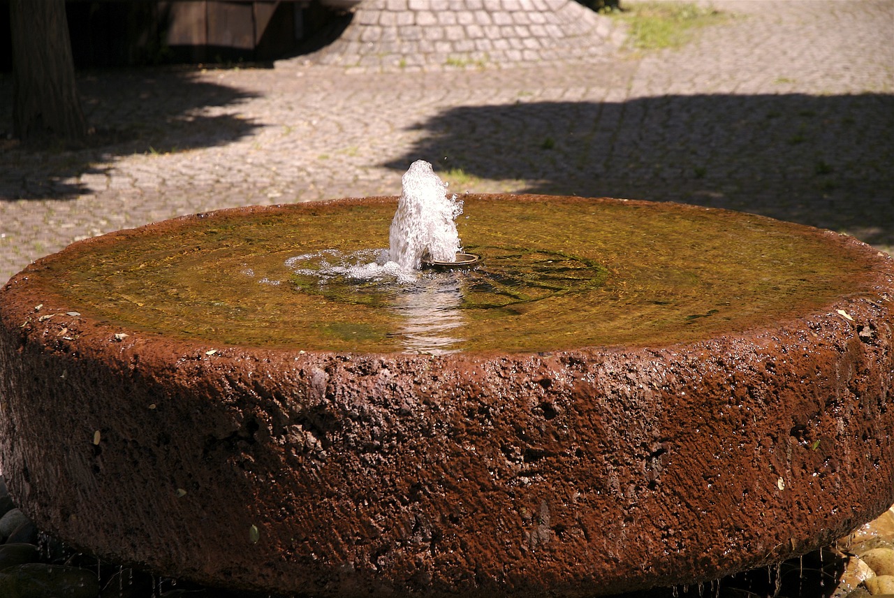 fountain park germany free photo