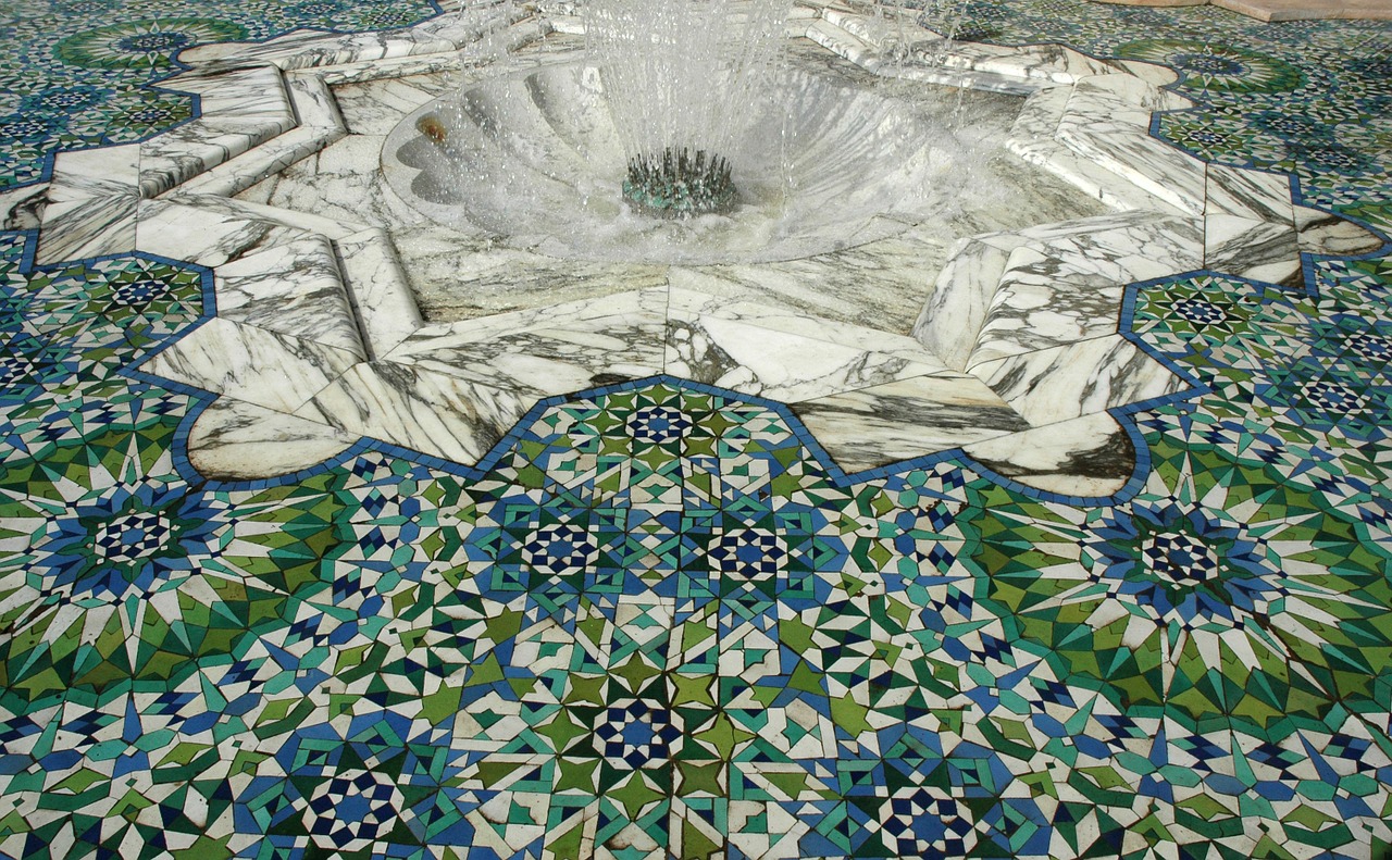 fountain tile mosaic free photo