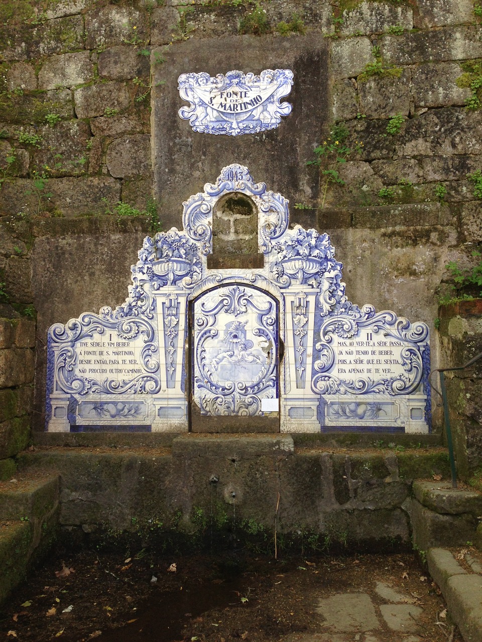 fountain portugal termas free photo