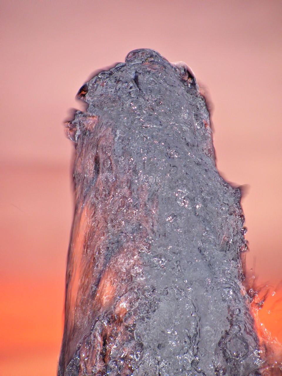 fountain water evening free photo