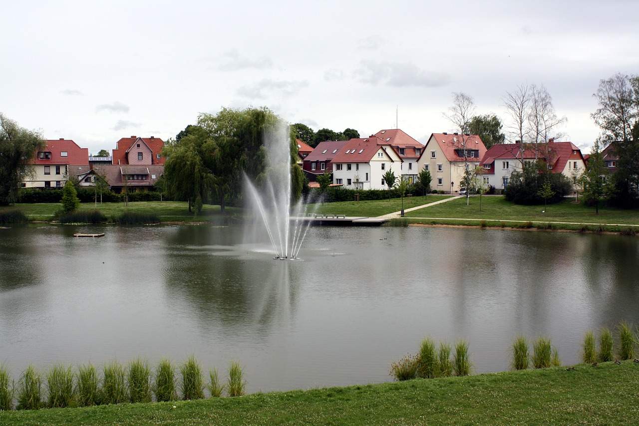 fountain water pond free photo